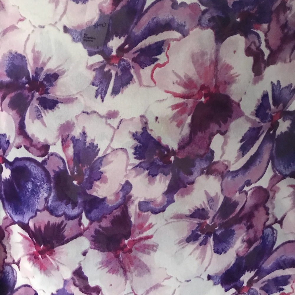 American Apparel Chiffon Top - Picture 2 of 3